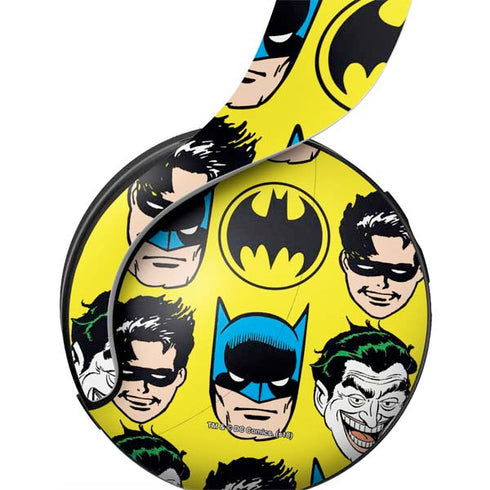 DC Comics Batman Vintage Character Pattern - Joker and Robin PULSE 3D Wireless Headset for PS5 Skin