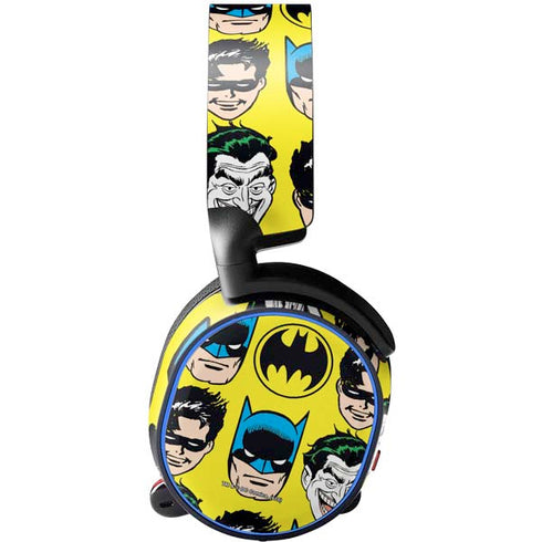DC Comics Batman Vintage Character Pattern - Joker and Robin SteelSeries Arctis 5 Skin