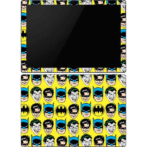 DC Comics Batman Vintage Character Pattern - Joker and Robin Surface Pro 6 Skin