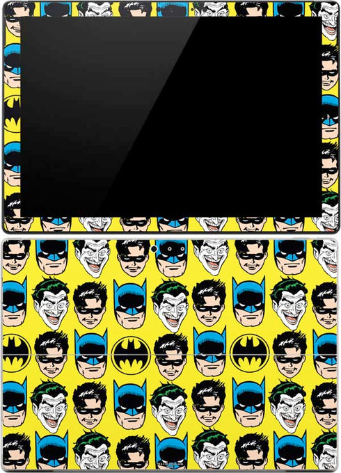 DC Comics Batman Vintage Character Pattern - Joker and Robin Surface Pro (2017) Skin