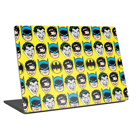 DC Comics Batman Vintage Character Pattern - Joker and Robin Universal Laptop 12in (9.8 x 6.8in) Skin