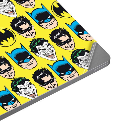 DC Comics Batman Vintage Character Pattern - Joker and Robin Universal Laptop 12in (9.8 x 6.8in) Skin