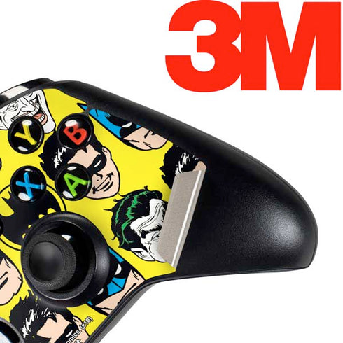 DC Comics Batman Vintage Character Pattern - Joker and Robin Xbox One Controller Skin