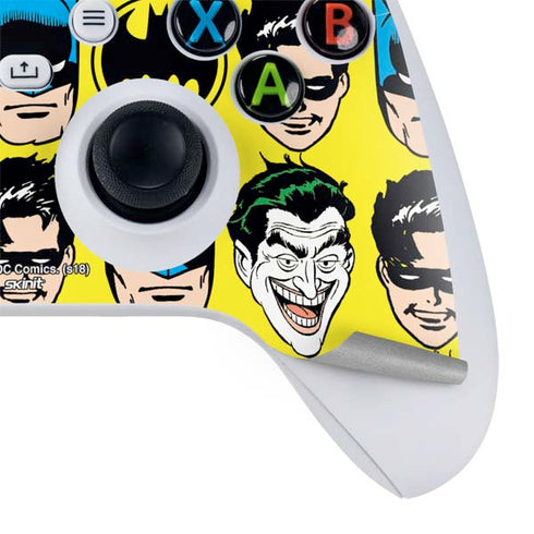 DC Comics Batman Vintage Character Pattern - Joker and Robin Xbox Series S Bundle Skin