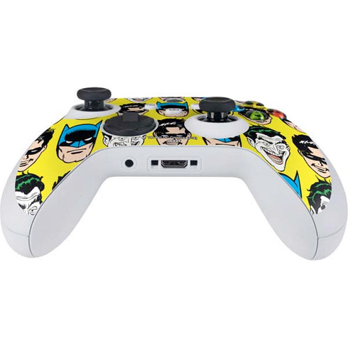 DC Comics Batman Vintage Character Pattern - Joker and Robin Xbox Series S Controller Skin