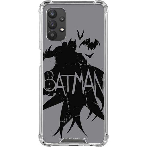 DC Comics Batman Silhouette Art Galaxy A32 5G Clear Case