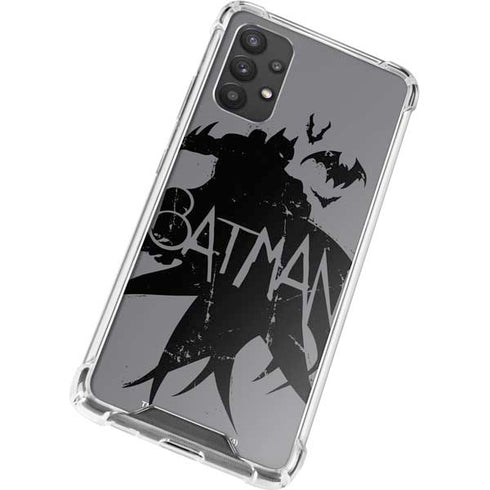 DC Comics Batman Silhouette Art Galaxy A32 5G Clear Case