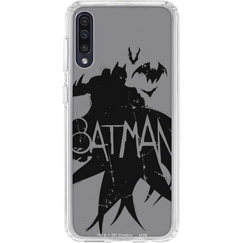 DC Comics Batman Silhouette Art Galaxy A50 Clear Case