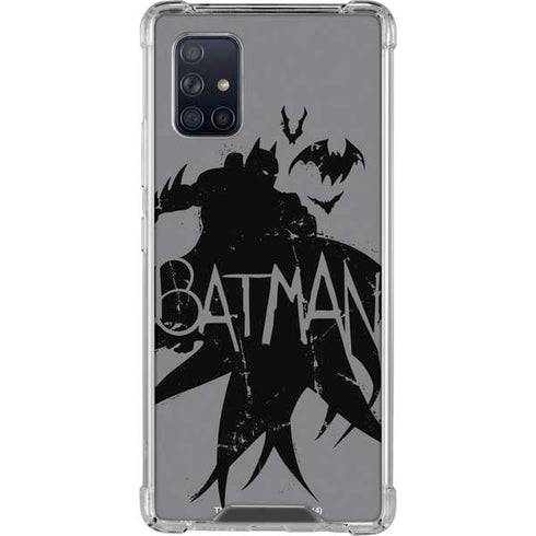 DC Comics Batman Silhouette Art Galaxy A71 5G Clear Case