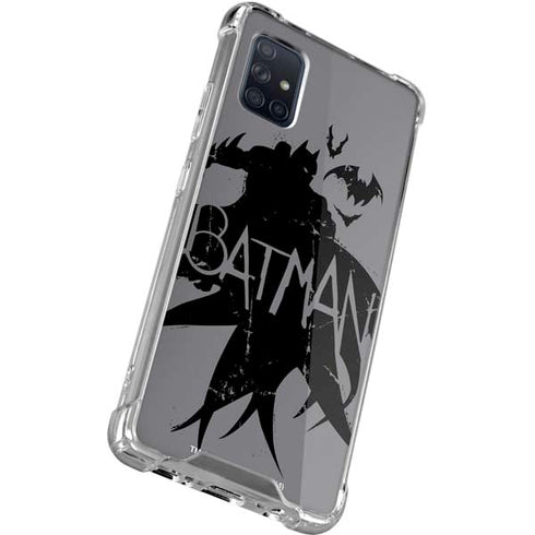 DC Comics Batman Silhouette Art Galaxy A71 5G Clear Case