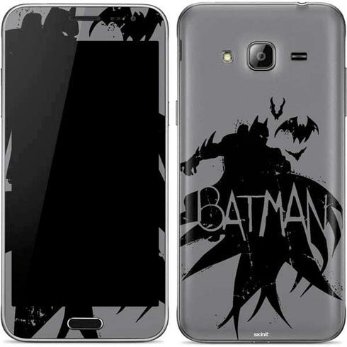 DC Comics Batman Silhouette Art Galaxy J3 Skin