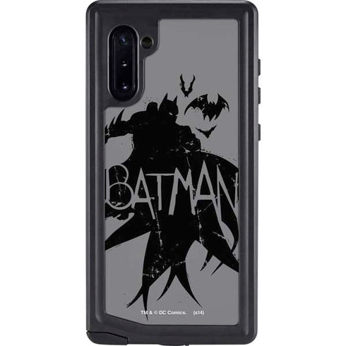 DC Comics Batman Silhouette Art Galaxy Note 10 Waterproof Case