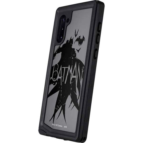 DC Comics Batman Silhouette Art Galaxy Note 10 Waterproof Case