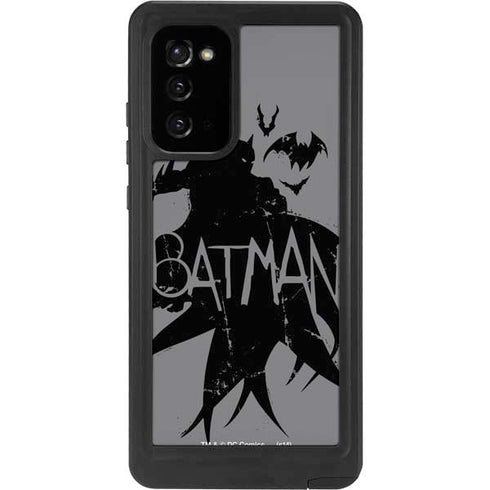 DC Comics Batman Silhouette Art Galaxy Note20 5G Waterproof Case