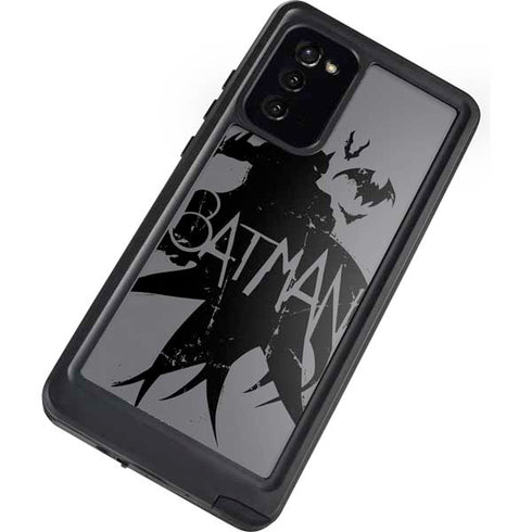 DC Comics Batman Silhouette Art Galaxy Note20 5G Waterproof Case