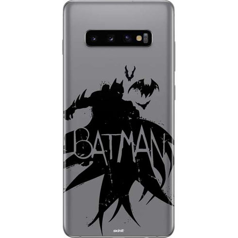 DC Comics Batman Silhouette Art Galaxy S10 Plus Skin
