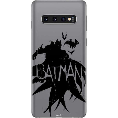 DC Comics Batman Silhouette Art Galaxy S10 Skin
