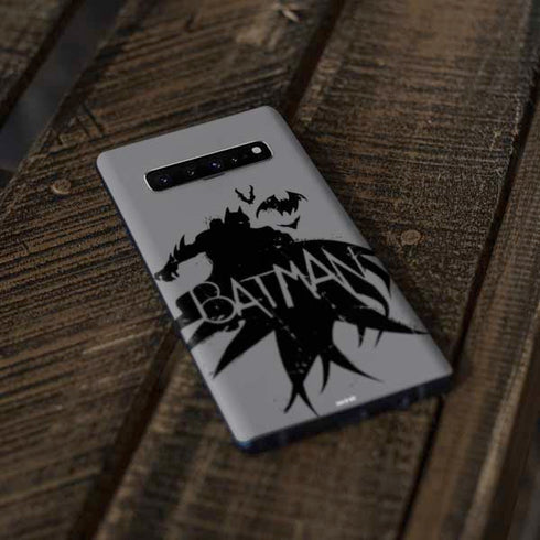 DC Comics Batman Silhouette Art Galaxy S10 Skin