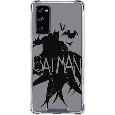 DC Comics Batman Silhouette Art Galaxy S20 FE Clear Case