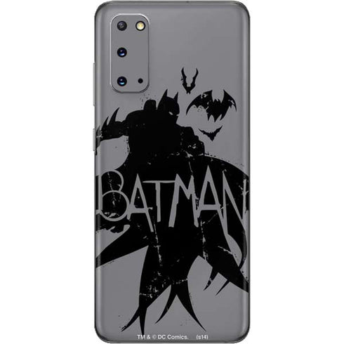 DC Comics Batman Silhouette Art Galaxy S20 Skin