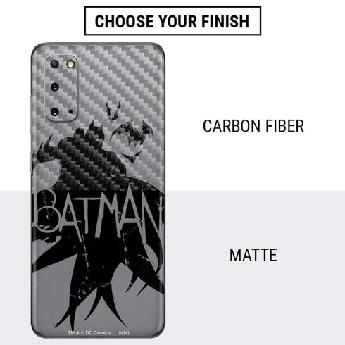 DC Comics Batman Silhouette Art Galaxy S20 Skin