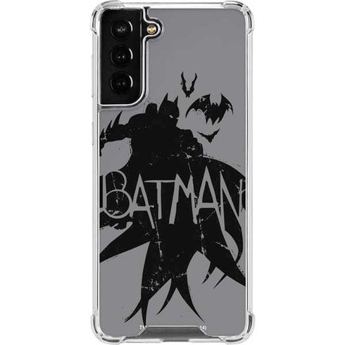 DC Comics Batman Silhouette Art Galaxy S21 FE Clear Case