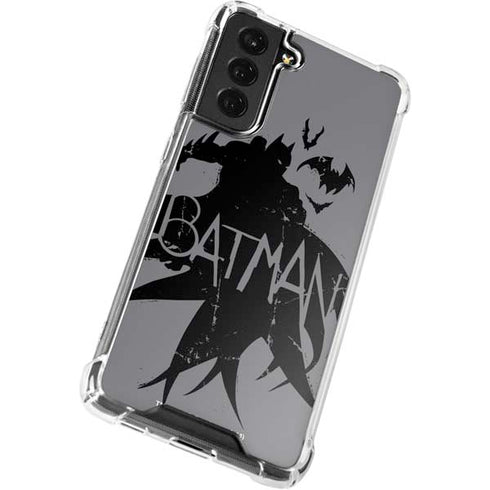 DC Comics Batman Silhouette Art Galaxy S21 FE Clear Case