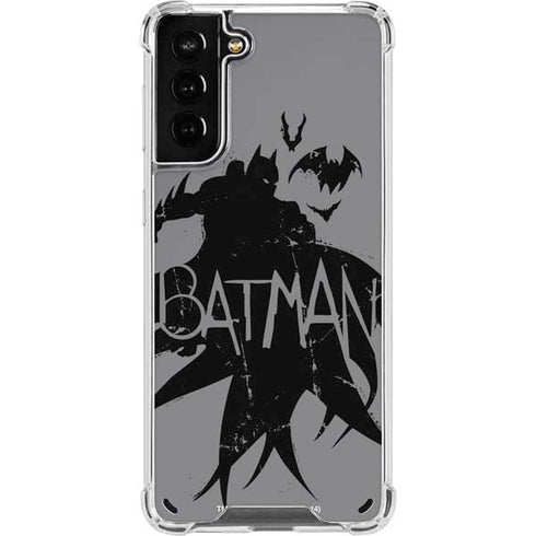 DC Comics Batman Silhouette Art Galaxy S21 Plus 5G Clear Case