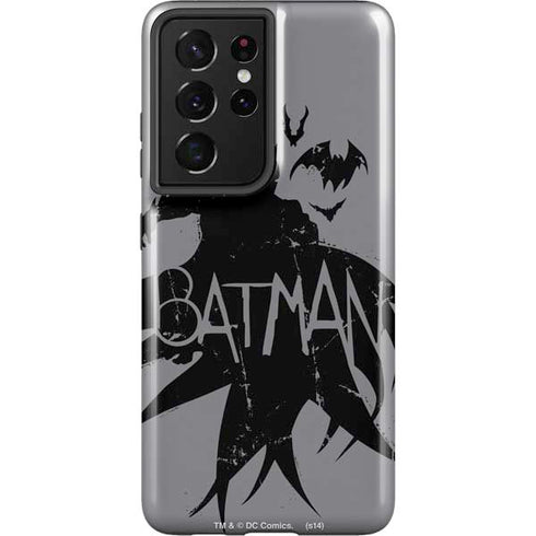 DC Comics Batman Silhouette Art Galaxy S21 Ultra 5G Pro Case