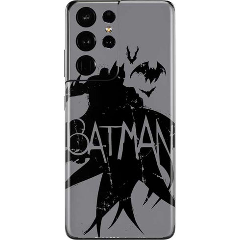 DC Comics Batman Silhouette Art Galaxy S21 Ultra 5G Skin