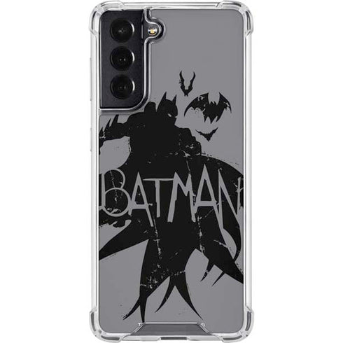 DC Comics Batman Silhouette Art Galaxy S22 Clear Case
