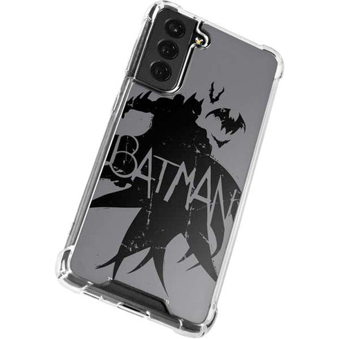 DC Comics Batman Silhouette Art Galaxy S22 Plus Clear Case