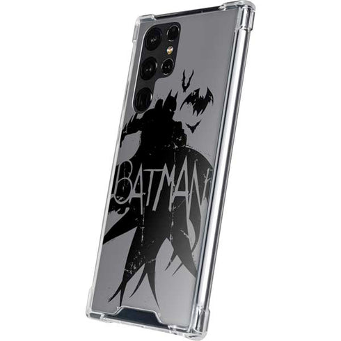 DC Comics Batman Silhouette Art Galaxy S22 Ultra Clear Case