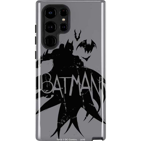 DC Comics Batman Silhouette Art Galaxy S22 Ultra Pro Case