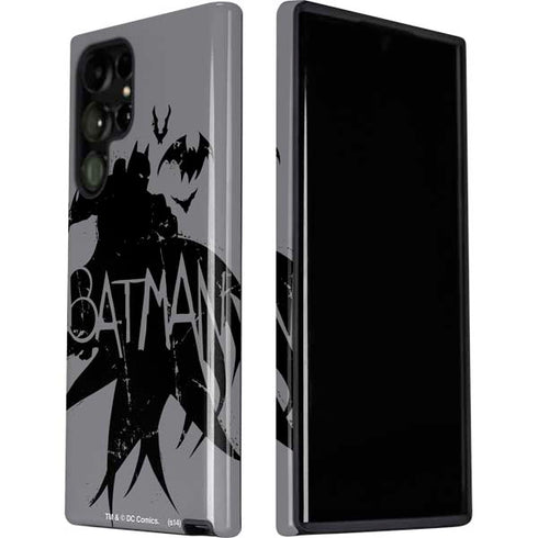 DC Comics Batman Silhouette Art Galaxy S22 Ultra Pro Case