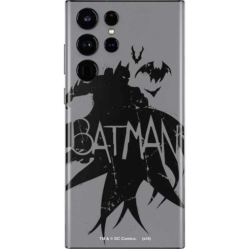 DC Comics Batman Silhouette Art Galaxy S22 Ultra Skin