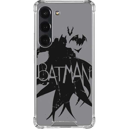 DC Comics Batman Silhouette Art Galaxy S23 Clear Case