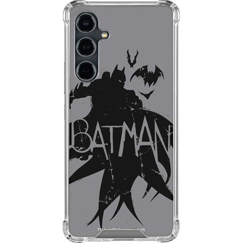 DC Comics Batman Silhouette Art Galaxy S23 FE Clear Case