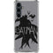 DC Comics Batman Silhouette Art Galaxy S23 FE Clear Case