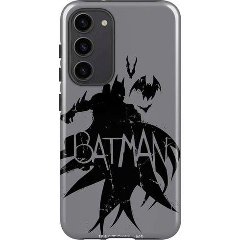 DC Comics Batman Silhouette Art Galaxy S23 Plus Pro Case