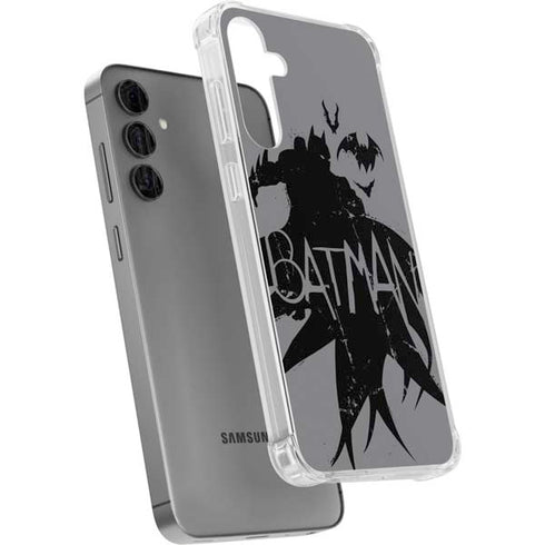 DC Comics Batman Silhouette Art Galaxy S24 Plus Clear Case