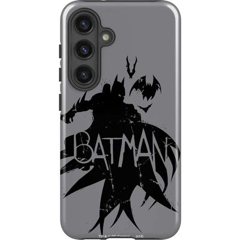 DC Comics Batman Silhouette Art Galaxy S24 Plus Impact Case