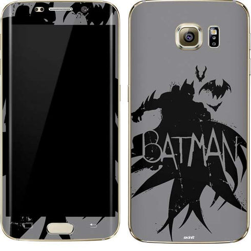 DC Comics Batman Silhouette Art Galaxy S7 Edge Skin
