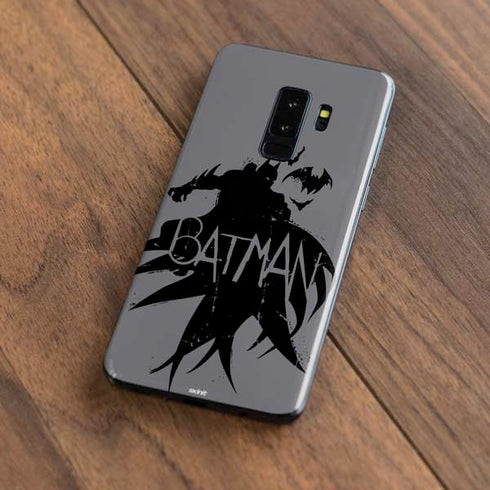 DC Comics Batman Silhouette Art Galaxy S9 Plus Skin