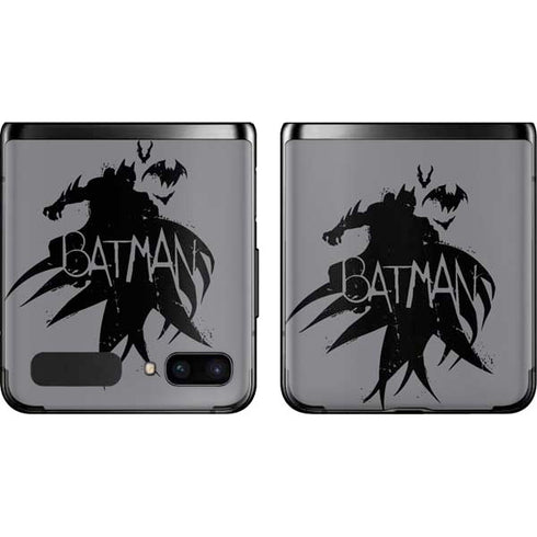DC Comics Batman Silhouette Art Galaxy Z Flip Skin