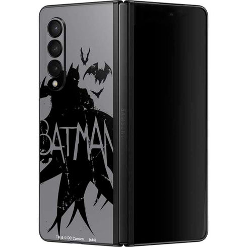 DC Comics Batman Silhouette Art Galaxy Z Fold3 5G Skin