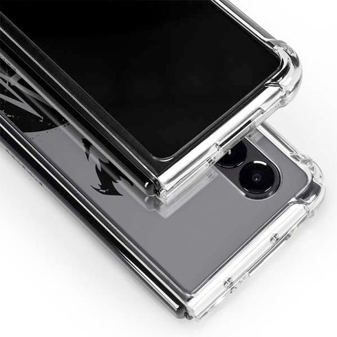 DC Comics Batman Silhouette Art Galaxy Z Fold4 5G Clear Case