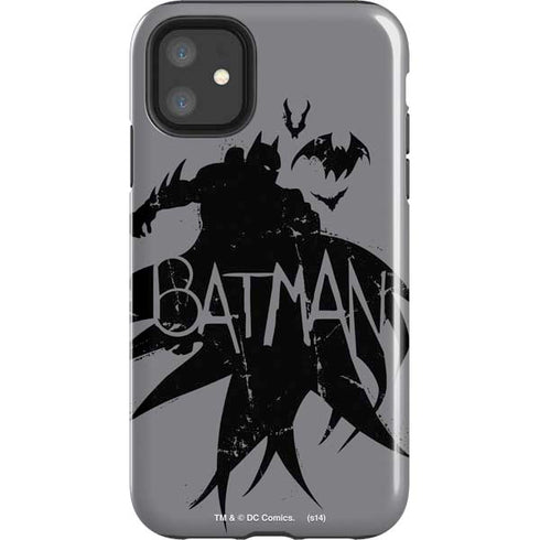 DC Comics Batman Silhouette Art iPhone 11 Impact Case