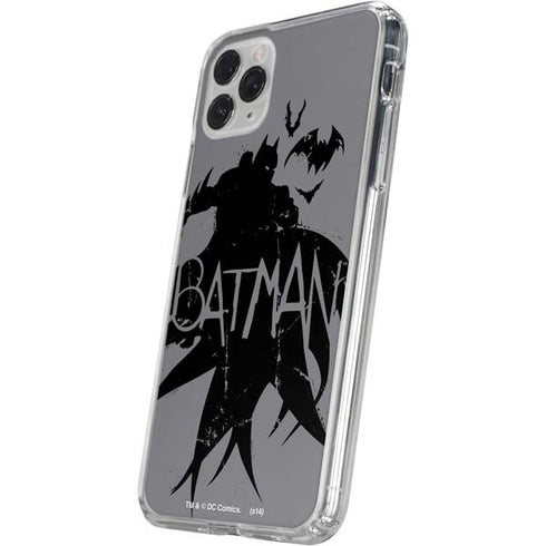 DC Comics Batman Silhouette Art iPhone 11 Pro Clear Case