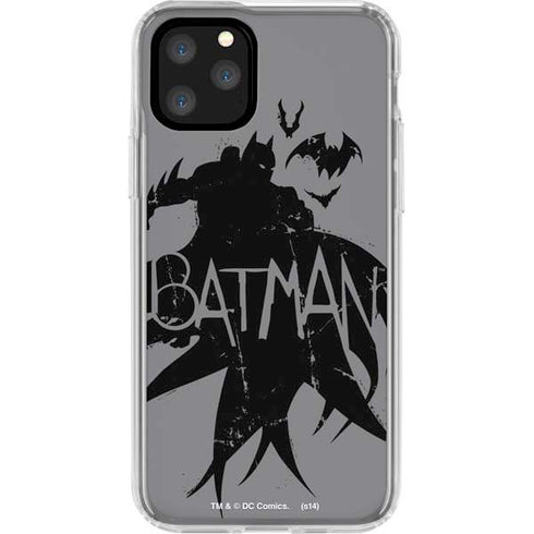 DC Comics Batman Silhouette Art iPhone 11 Pro Clear Case